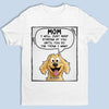 The Power Of The Puppy Stare - Dog Personalized Custom Unisex T-shirt, Premium T-shirt, Hoodie - Gift For Pet Owners, Pet Lovers