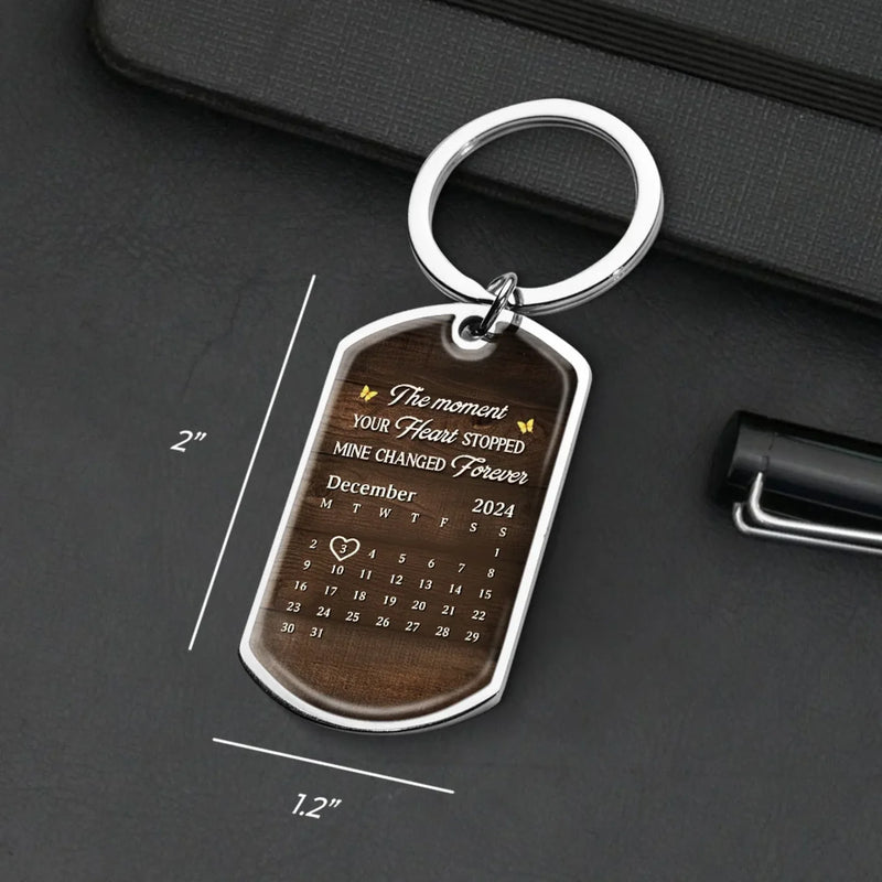 Custom Photo Your Spirit Shines On - Memorial Personalized Custom Keychain - Sympathy Gift For Family Members