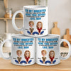 Being Her Mom Is The Best Part Of Me - Family Personalized Custom Mug - Gift For Mom, Daughter