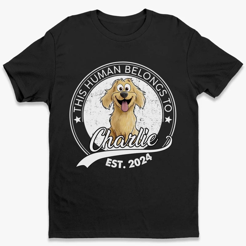Belongs To My Pup - Dog Personalized Custom Unisex T-shirt, Premium T-shirt, Hoodie - Gift For Pet Owners, Pet Lovers