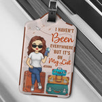 Go Where You Feel Alive - Travel Personalized Custom Luggage Tag - Holiday Vacation Gift, Gift For Adventure Travel Lovers