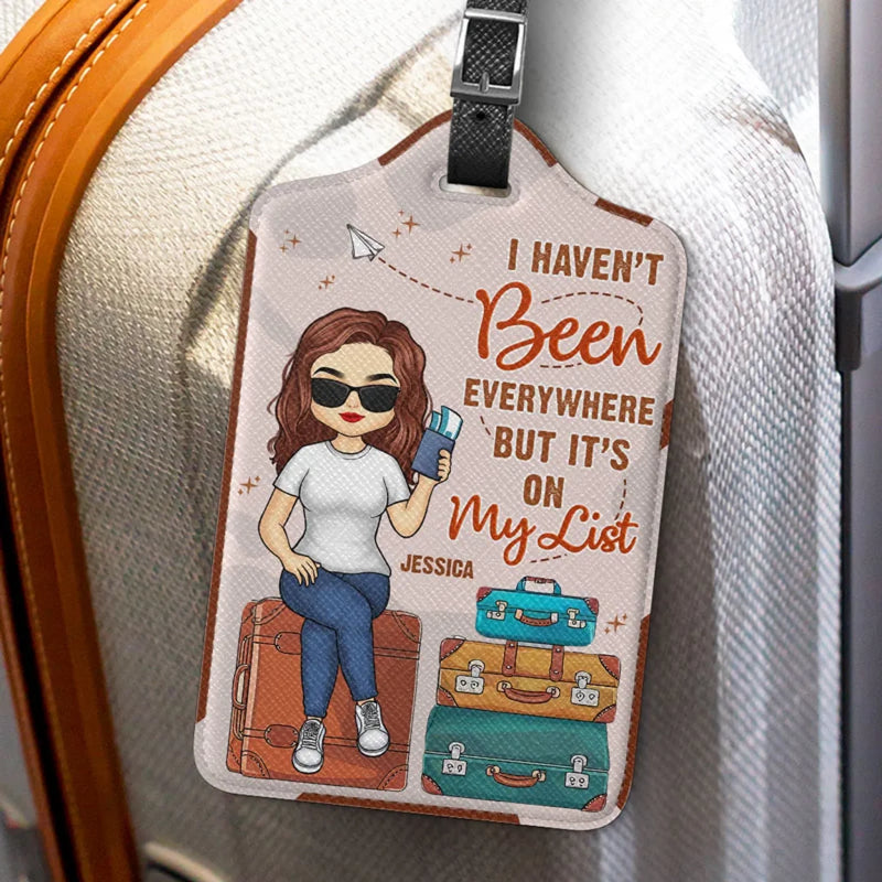 Go Where You Feel Alive - Travel Personalized Custom Luggage Tag - Holiday Vacation Gift, Gift For Adventure Travel Lovers