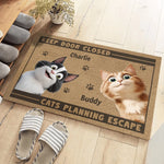 Don’t Let The Cat Fool You - Cat Personalized Custom Home Decor Decorative Mat - House Warming Gift For Pet Owners, Pet Lovers
