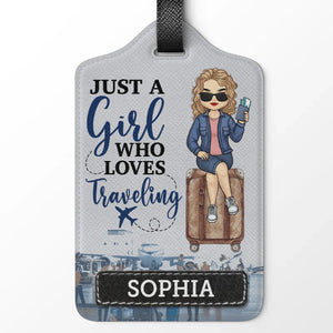 Keep Moving, Keep Exploring - Travel Personalized Custom Luggage Tag - Holiday Vacation Gift, Gift For Adventure Travel Lovers