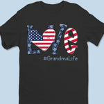 Home Is Wherever Grandma Is - Family Personalized Custom Unisex T-shirt, Premium T-shirt, Hoodie - 4th Of July, Mother's Day, Gift For Grandma