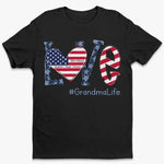 Home Is Wherever Grandma Is - Family Personalized Custom Unisex T-shirt, Premium T-shirt, Hoodie - 4th Of July, Mother's Day, Gift For Grandma