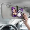 Custom Photo Angels Watch Over You Now - Memorial Personalized Custom Car Visor Clip - Sympathy Gift For Family Members