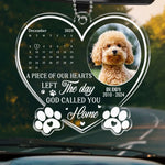 Custom Photo Forever My Furry Angel - Memorial Personalized Custom Car Ornament - Acrylic Custom Shaped - Sympathy Gift For Pet Owners, Pet Lovers