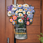 Perfect For The Woman Who Loves Every Moment With Her Grandkids - Family Personalized Custom Shaped Home Decor Wood Sign - House Warming Gift For Grandma, Grandparent