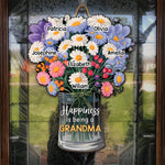 Perfect For The Woman Who Loves Every Moment With Her Grandkids - Family Personalized Custom Shaped Home Decor Wood Sign - House Warming Gift For Grandma, Grandparent
