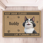Don’t Let The Cat Fool You - Cat Personalized Custom Home Decor Decorative Mat - House Warming Gift For Pet Owners, Pet Lovers