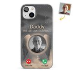 Custom Photo Because Their Love Continues To Guide You - Memorial Personalized Custom Clear Phone Case - Sympathy Gift For Family