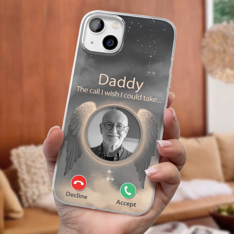 Custom Photo Because Their Love Continues To Guide You - Memorial Personalized Custom Clear Phone Case - Sympathy Gift For Family Members