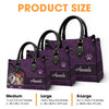 They May Be Pets, But They Own Our Hearts - Dog Personalized Custom Leather Handbag - Gift For Pet Owners, Pet Lovers