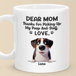A Special Thanks From Your Fur Baby - Dog Personalized Custom Mug - Gift For Pet Owners, Pet Lovers