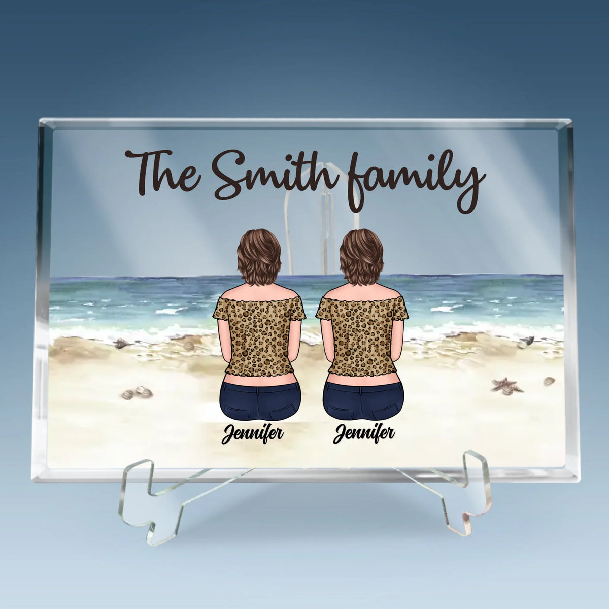 Dream Team - Family Personalized Custom Rectangle Shaped Acrylic Plaqu