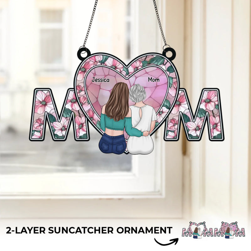 Christmas Is The Season For Kindling The Fire Of Hospitality - Family Personalized Window Hanging Suncatcher Ornament - Christmas Gift For Mom, Son, Daughter