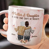 A Mother's Love Endures Through All - Family Personalized Custom Marble Mug - Mother's Day, Gift For Mom, Daughter