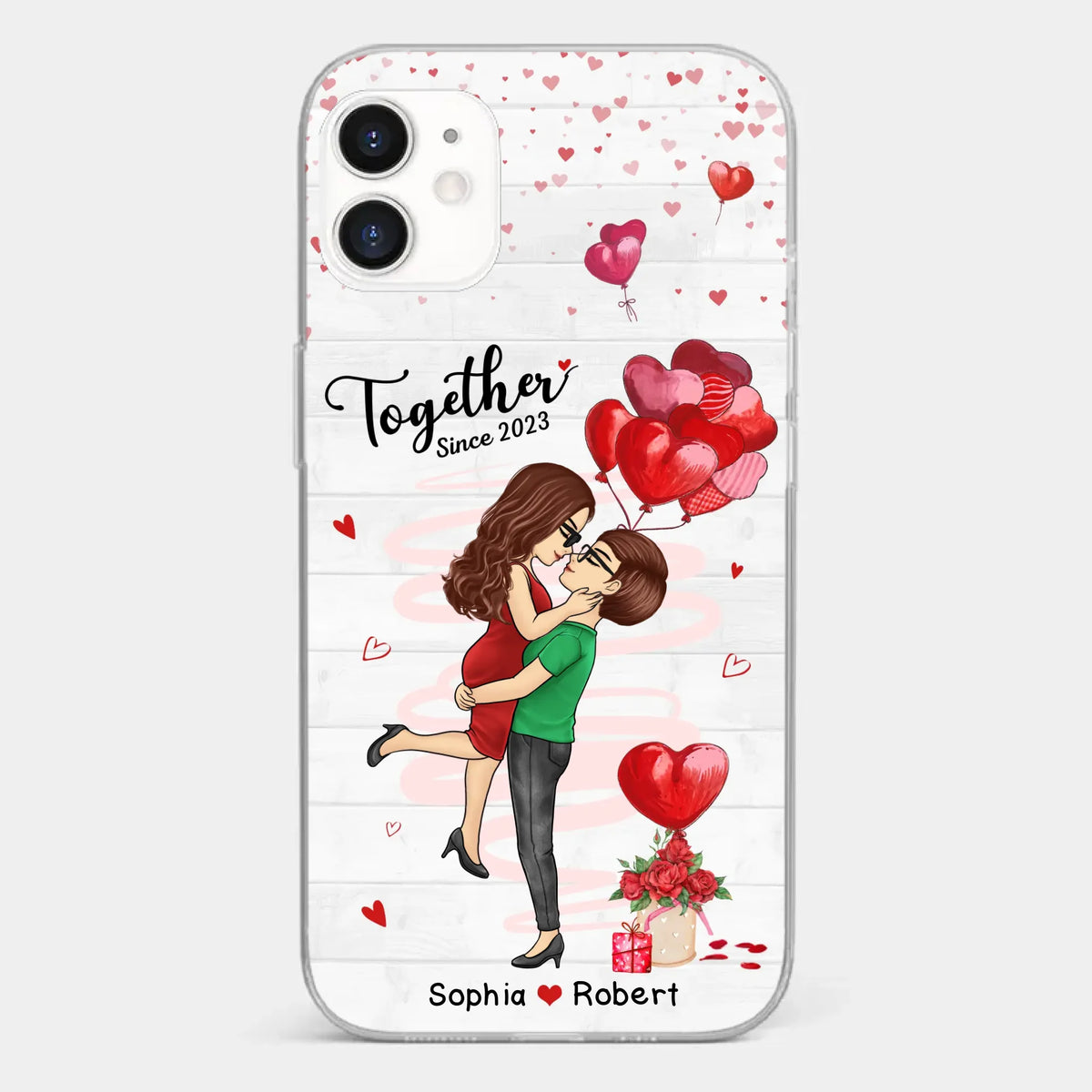 You Are My Greatest Adventure - Couple Personalized Custom Clear Phone Case - Gift For Husband Wife, Anniversary, LGBTQ+