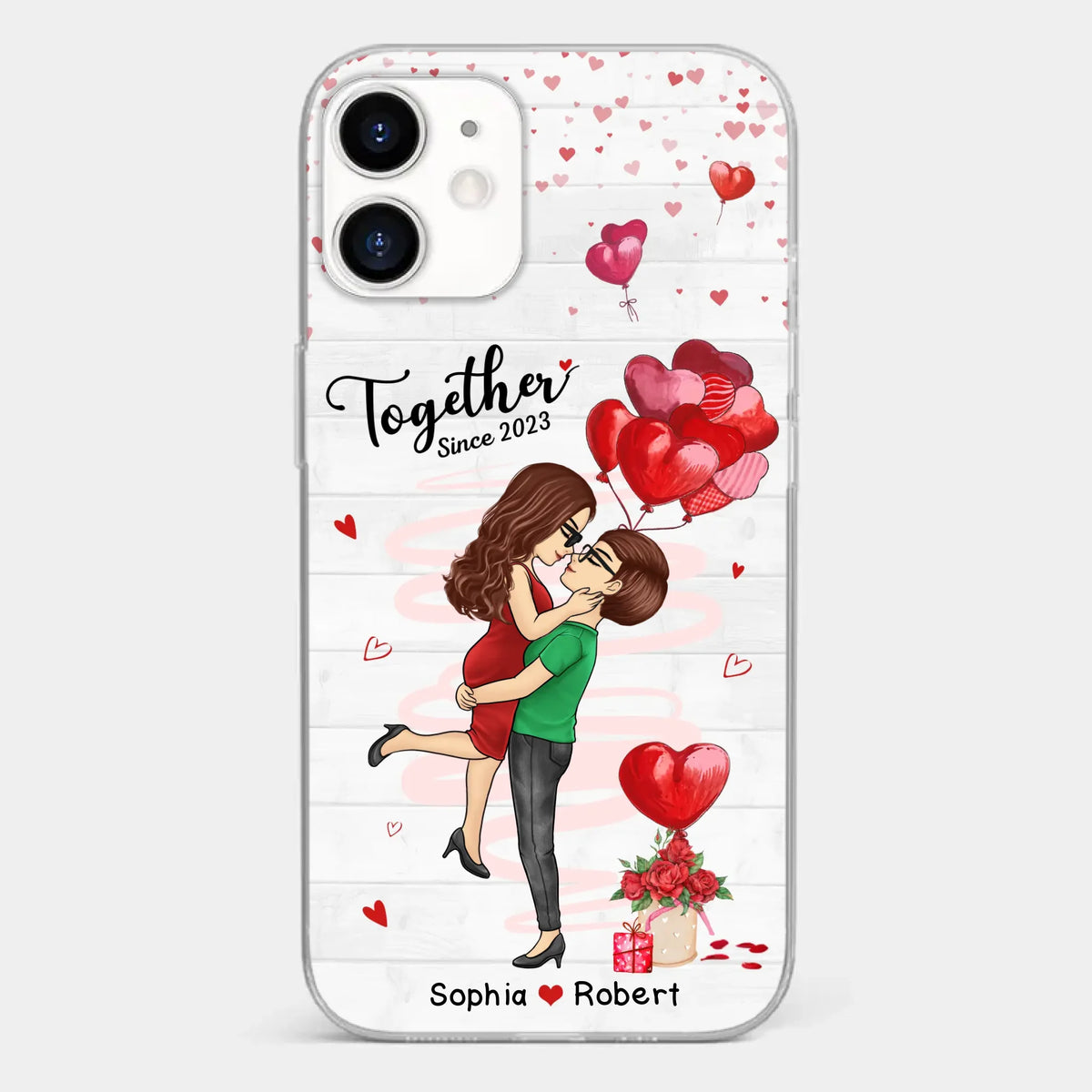 You Are My Greatest Adventure - Couple Personalized Custom Clear Phone Case - Gift For Husband Wife, Anniversary, LGBTQ+