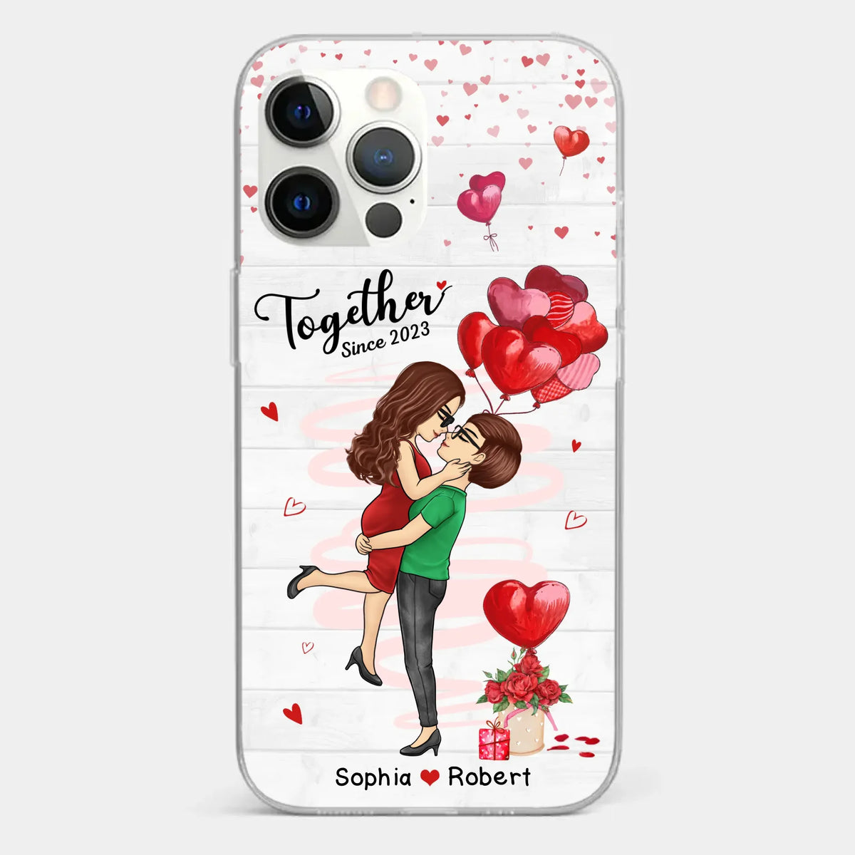 You Are My Greatest Adventure - Couple Personalized Custom Clear Phone Case - Gift For Husband Wife, Anniversary, LGBTQ+