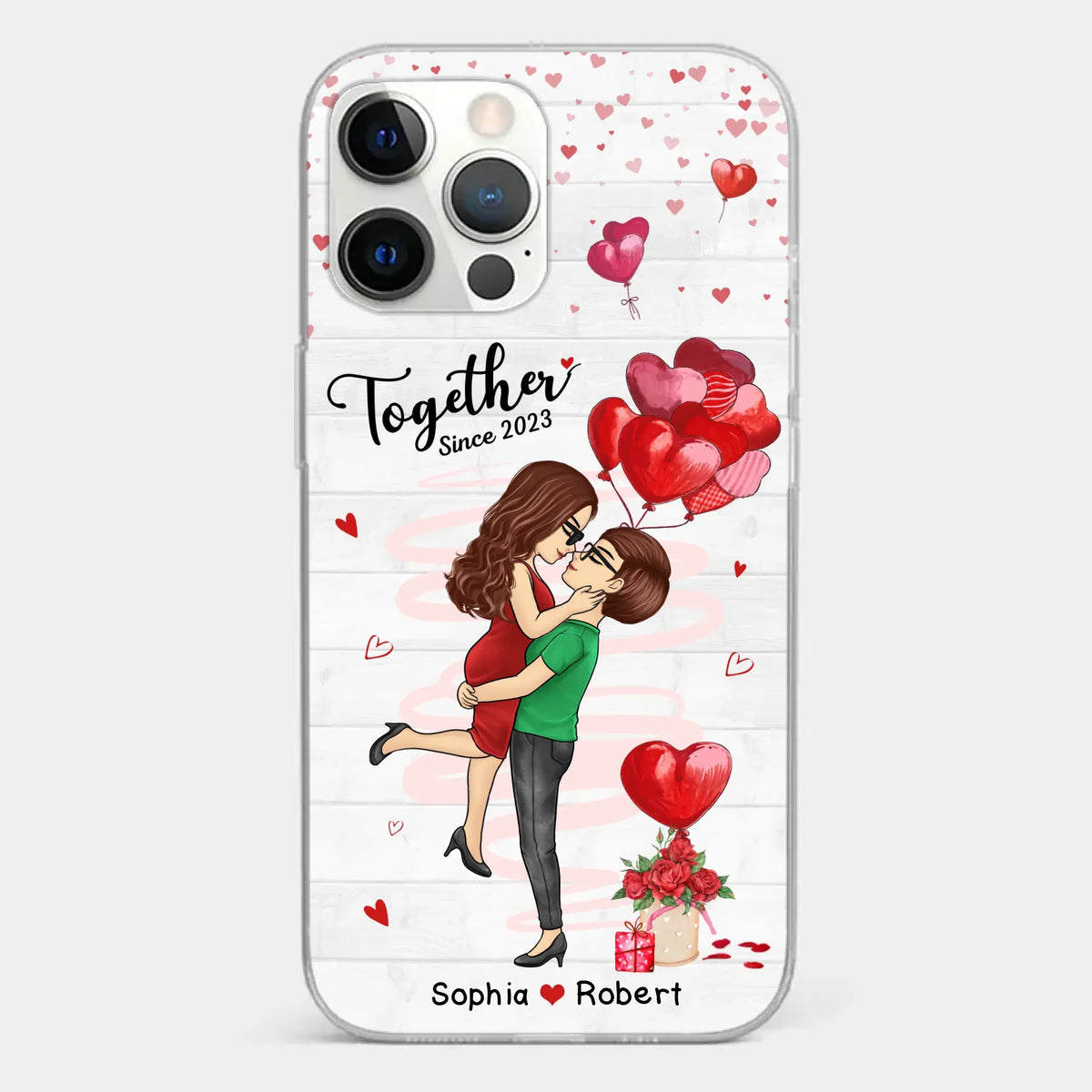 You Are My Greatest Adventure - Couple Personalized Custom Clear Phone Case - Gift For Husband Wife, Anniversary, LGBTQ+