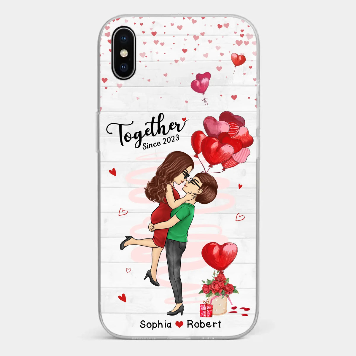 You Are My Greatest Adventure - Couple Personalized Custom Clear Phone Case - Gift For Husband Wife, Anniversary, LGBTQ+