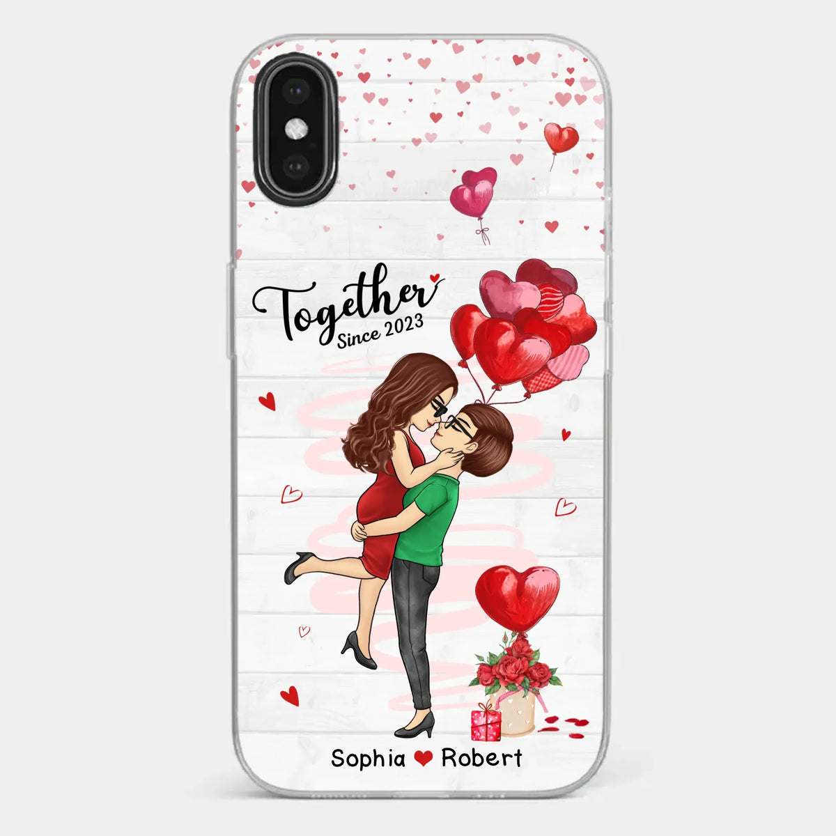 You Are My Greatest Adventure - Couple Personalized Custom Clear Phone Case - Gift For Husband Wife, Anniversary, LGBTQ+