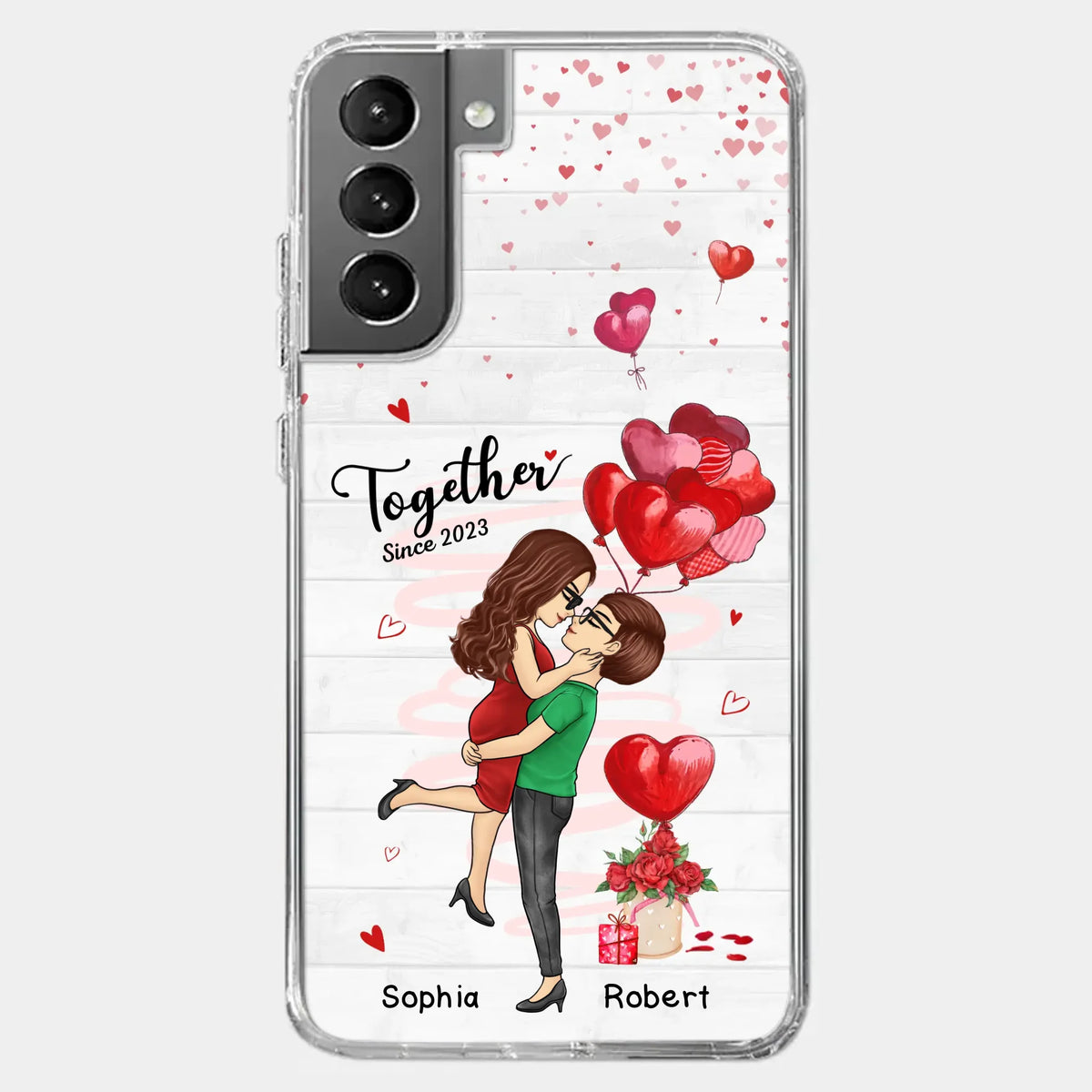 You Are My Greatest Adventure - Couple Personalized Custom Clear Phone Case - Gift For Husband Wife, Anniversary, LGBTQ+