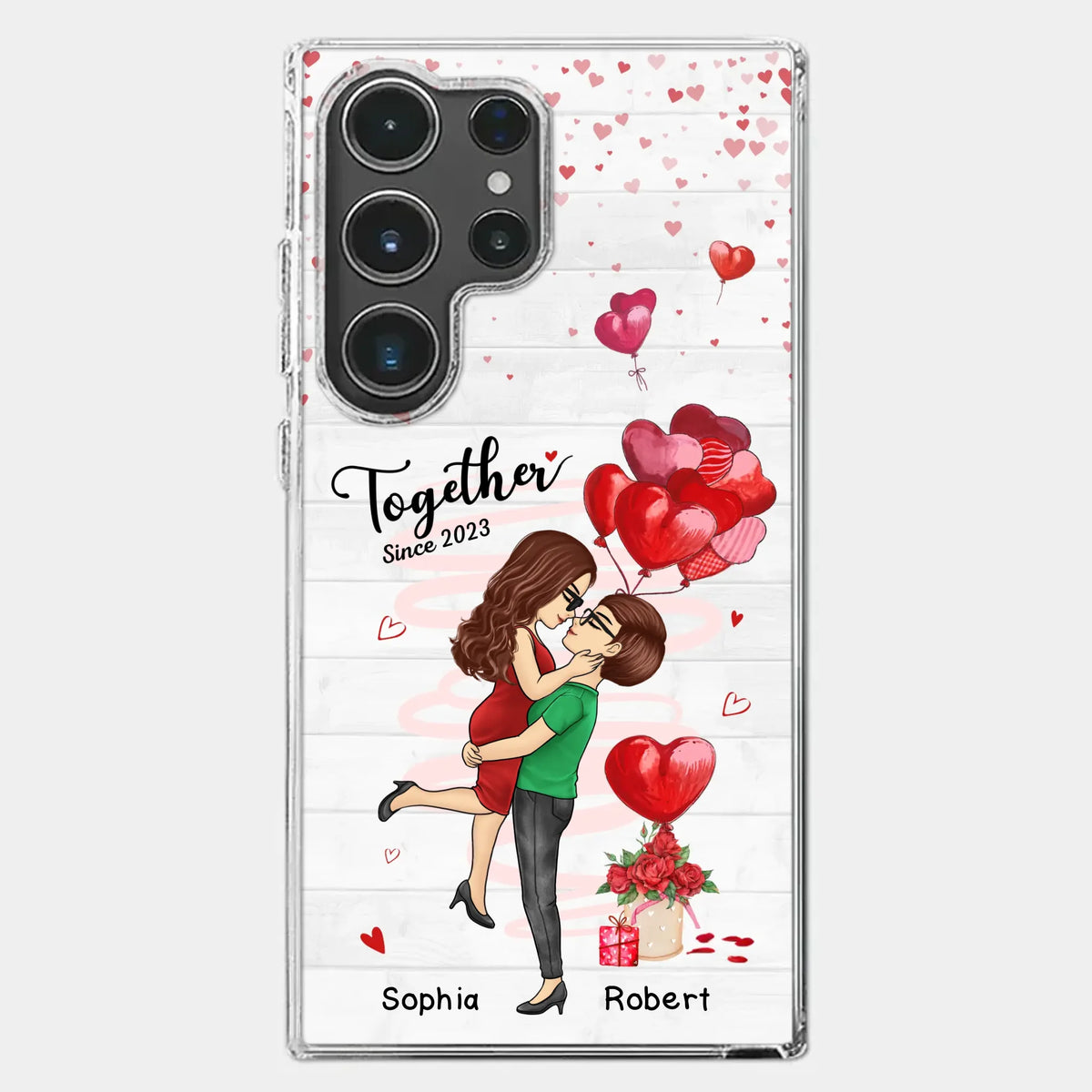 You Are My Greatest Adventure - Couple Personalized Custom Clear Phone Case - Gift For Husband Wife, Anniversary, LGBTQ+