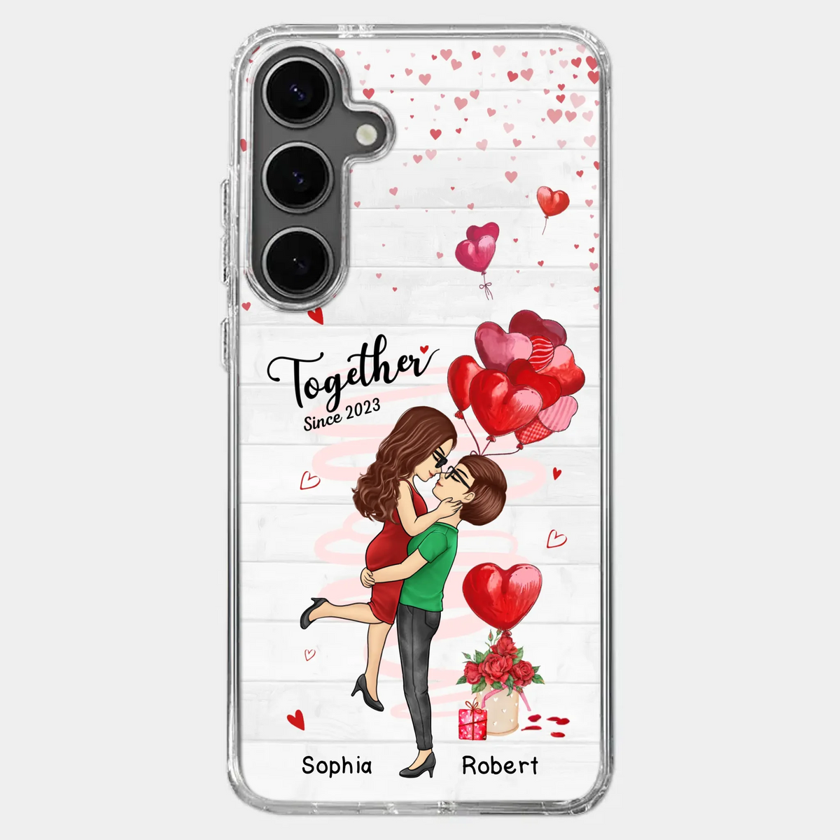 You Are My Greatest Adventure - Couple Personalized Custom Clear Phone Case - Gift For Husband Wife, Anniversary, LGBTQ+