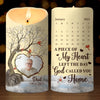 Custom Photo For The Moments When You Want To Feel Them Near - Memorial Personalized Custom LED Candle - Sympathy Gift For Family Members