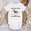 Home Is Where My Paw Friend is - Dog Personalized Custom Baby Onesie - Baby Shower Gift, Gift For Pet Owners, Pet Lovers