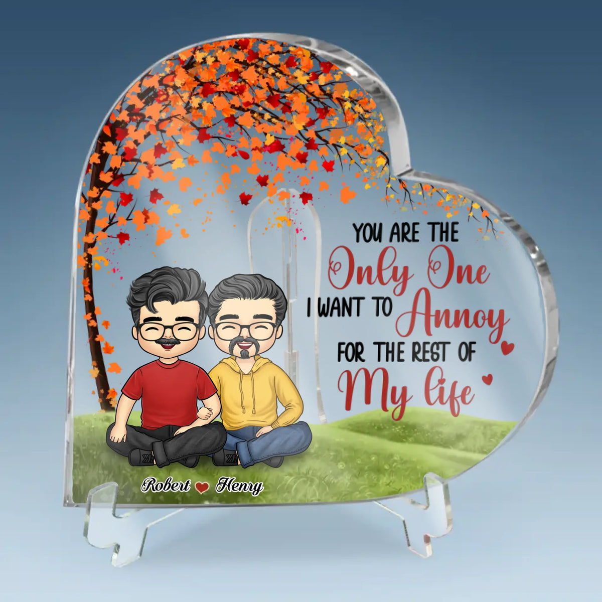 Love Is Love - Couple Personalized Custom Heart Shaped Acrylic Plaque - Christmas Gift For Husband Wife, Anniversary, LGBTQ+