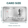 Custom Photo Always By Our Side, Even If Unseen - Memorial Personalized Custom Aluminum Wallet Card - Sympathy Gift For Family Members