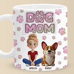 In A World Full Of Chaos, Pets Bring Peace - Dog & Cat Personalized Custom 3D Inflated Effect Printed Mug - Gift For Dog Moms, Dog Lovers