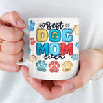 Proud Pet Mom - Dog & Cat Personalized Custom 3D Inflated Effect Printed Mug - Gift For Pet Owners, Pet Lovers