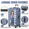 Perfect For The Traveler Who Follows Their Heart - Travel Personalized Custom Luggage Cover - Summer Vacation Gift, Gift For Adventure Travel Lovers