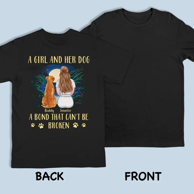Paws, Love, And Endless Adventures - Dog Personalized Custom Back Printed Unisex T-shirt, Hoodie, Sweatshirt - Gift For Pet Owners, Pet Lovers