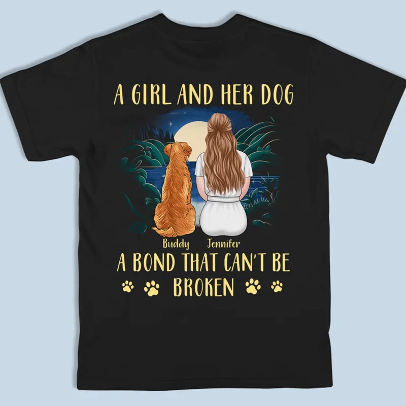 Paws, Love, And Endless Adventures - Dog Personalized Custom Back Printed Unisex T-shirt, Hoodie, Sweatshirt - Gift For Pet Owners, Pet Lovers