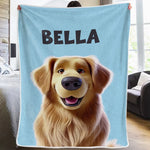 Every Peek Comes With A Wag - Dog & Cat Personalized Custom Blanket - Gift For Pet Owners, Pet Lovers