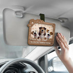 A Reminder From Your Furry Best Friend - Dog & Cat Personalized Custom Car Visor Clip - Gift For Pet Owners, Pet Lovers