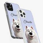 Little Snoot, Big Love - Dog & Cat Personalized Custom Clear Phone Case - Gift For Pet Owners, Pet Lovers