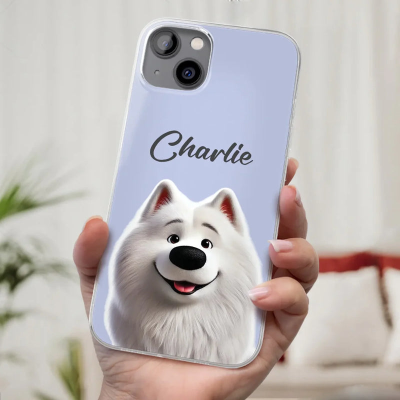 Little Snoot, Big Love - Dog & Cat Personalized Custom Clear Phone Case - Gift For Pet Owners, Pet Lovers