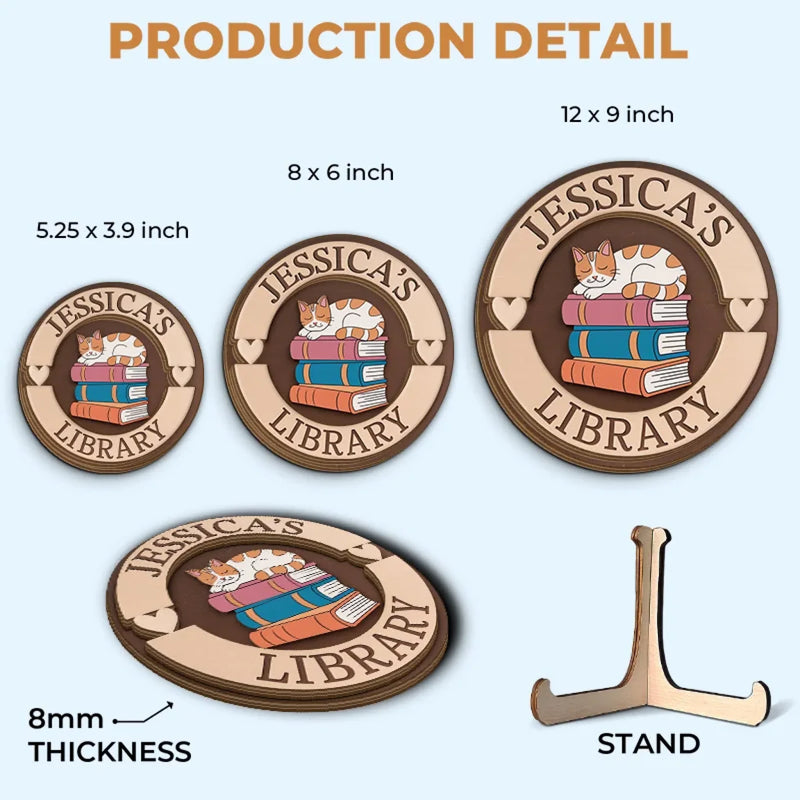Sharp, Curious, And Always Learning - Family Personalized Custom 2-Layered Wooden Plaque With Stand - Gift For Yourself, Best Friends, Siblings, Family Members