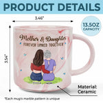 Custom Name Mother Daughter Gifts - Personalized Marble Mug