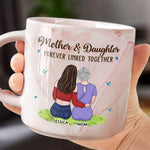Custom Name Mother Daughter Gifts - Personalized Marble Mug