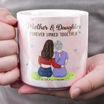 Custom Name Mother Daughter Gifts - Personalized Marble Mug