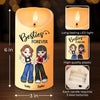 Life Is A Party, And You’re My Favorite Guest - Bestie Personalized Custom LED Candle - Christmas Gift For Best Friends, BFF, Sisters