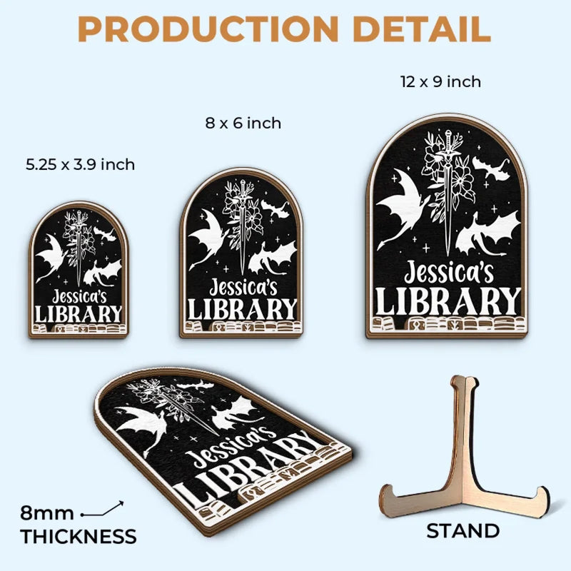 Let Your Words Take Wing And Inspire - Family Personalized Custom 2-Layered Wooden Plaque With Stand - Gift For Yourself, Best Friends, Siblings, Family Members
